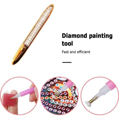 Diamond Painting Point Drill Pen DIY 5D Drawing Sewing Embroidery Crafts Portable Diamond Painting Pen Cross Stitch Accessories