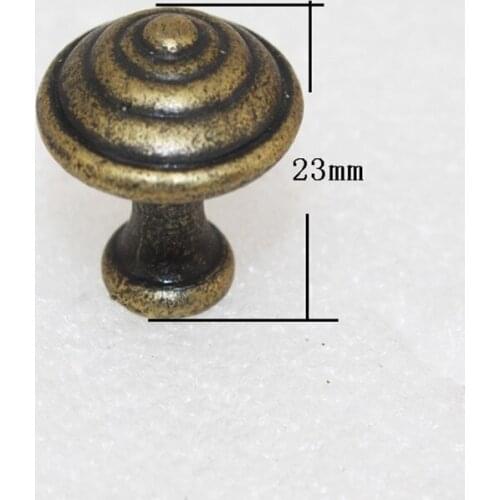 Antique Single Hole Helix Handle Zinc Alloy With Screw Drawer The Home Handle Cabinet Handle,24*23mm,1PC