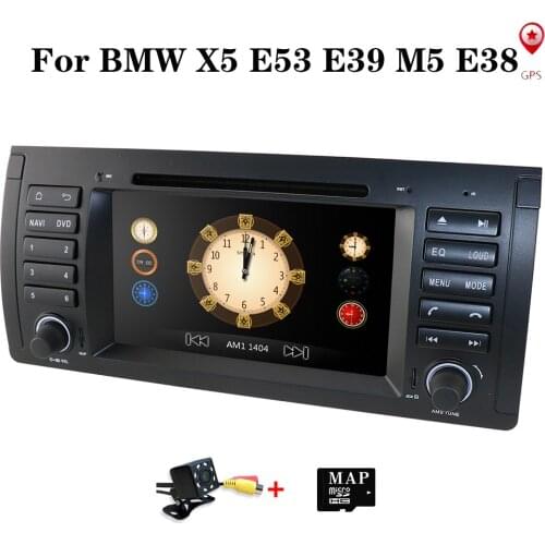 Car Radio Multimedia Video Player for BMW 5 E39 E53 X5 1995-2001 2002 2003 2004 2005 2006 Navigation GPS 2 din Stereo DVD Audio