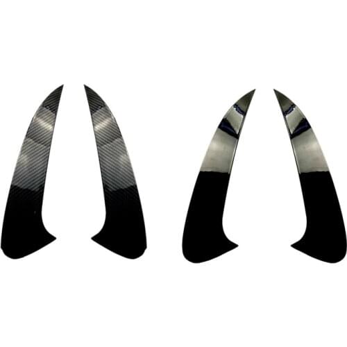 Car ABS Rear Bumper Splitter Spoiler Side Wing Decorative Cover for Mercedes Benz GLE Coupe C292 2015-2018