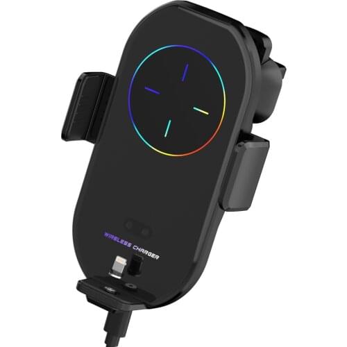 A7S Car Wireless Charging Car Mobile Phone Wireless Charging Bracket Car Air Outlet Magnetic Navigation Bracket