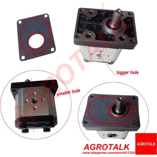 Long shaft gear pump for YTO X904 tractor, part number: CBN-G320 / CBN-G325