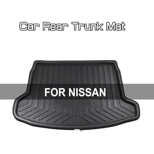 FOR NISSAN Cefiro SUNNY Teana QASHQAI Tiida Livina SYLPHY MARCH XTERRA X-TRAIL Murano KIcks Car Rear Trunk Boot Mat Floor Mats