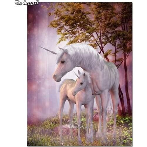 Unicorn puzzle diamant 5d diamond painting,full,square,round,3d diamond embroidery horse Animals,mosaic diy handwork art EE1268