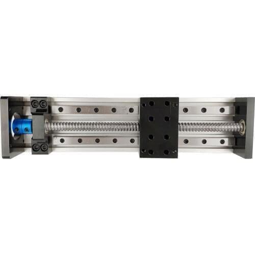100MM -600MM Effective Travel SFU1204 1605 1610 Ballscrew 12 16mm Linear Guide Motion Module Rail Table CNC 3D Printer Part GX80