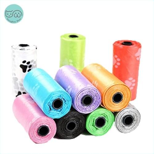 Pet Dog Poop Bags Dispenser Collector Scoop Holder Puppy Cat Pooper Scooper Bag Small Rolls Outdoor Clean Pets Supplies