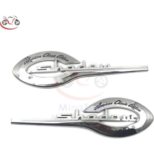 Motorcycle 3D Emblem Badge Fuel Tank stickers decals For Honda Shadow VT VTX 400 500 600 750 1100 Tank Pad Protector Decal