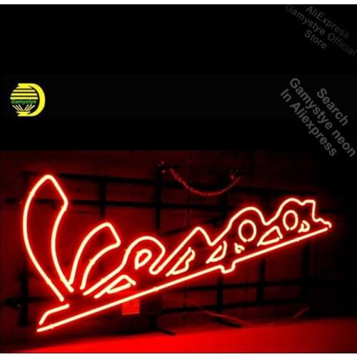 Neon Sign for Vespa Scooter Moped Neon Bulb sign Iconic handcraft Custom neon signboard shop neon enseigne lumineuse lampe neon