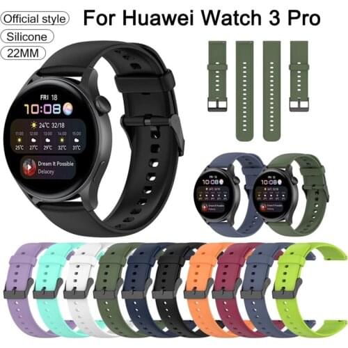 Official Silicone Band For Huawei Watch GT 2 Pro Sport Original Watchband For Huawei Watch 3 Pro Wristband Replace Bracelet