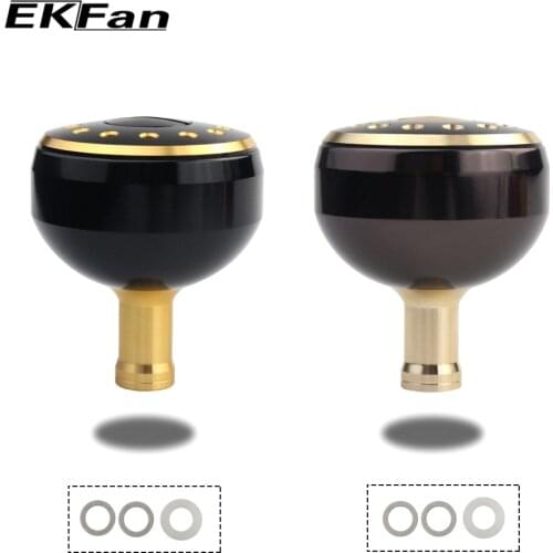 EKFan New Alloy Alluminum Fishing Handle Knob With Diameter 32mm/35mm/38mm For Baitcasting Fishing Reel Rocker Fishing Accessory