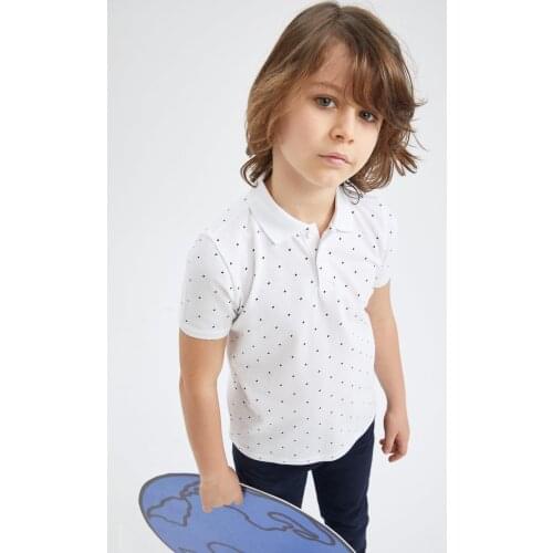 Polka Dot Boy Clothing Tshirt Kids Tops Children T-shirts for Baby Boys Short sleeve Tshirts Toddlers Tops For Summer Spring