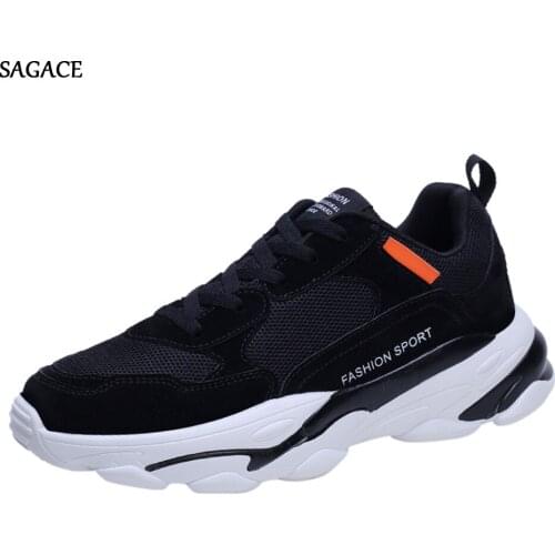 SAGACE Men Large Size Fly Woven Breathable Running Shoes Outdoor Casual Sneakers Shoes Lightweight Sneakers Running Shoe Outdoor