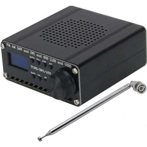 SI4732 FM AM (MW And SW) SSB (LSB and USB) All Band Radio Receiver w/ Shell Antenna Built-in Battery