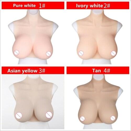 Silicone Breast Form Oil-Free Food Grade Big Boobs Transgender Top Quality Soft Boobs Crossdresser Transvestite Mastectomy Bra
