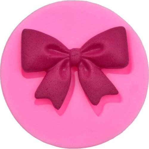 Bow-knot Silicone Mold 3D Cake Chocolate Decorating Mould Tools Fondant Sugar Craft for Baking Food Rosette Kitchen Accessories