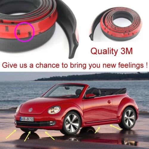 Bumper Spoilers Lip Deflector For Volkswagen Beetle Passat CC Polo Golf Touran Bora Jetta Caddy Touran Sharan Front Skirt Strip