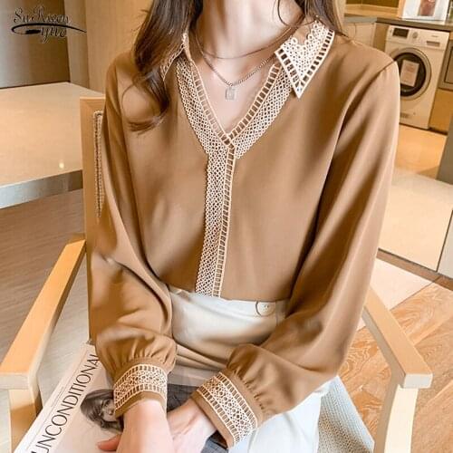 SURWENYUE Transparent Blouses