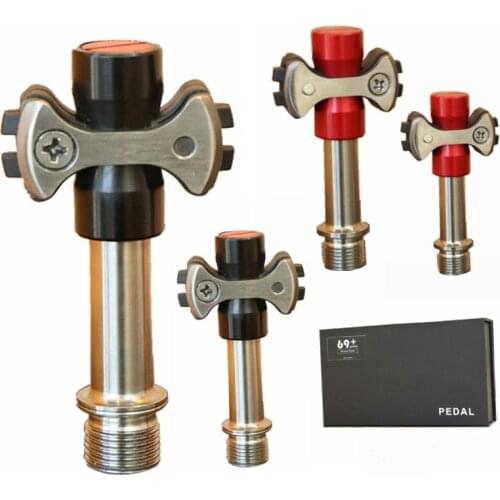 Ultralight 138g/pair Titanium alloy Road Bike bicycle Clipless Pedals X/2 stainless steel pedalset amber