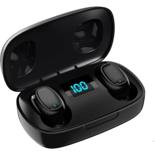 TWS Bluetooth 5.0 Earphone LED Display Smart Touching Mini In-ear Wireless Earphone for Sports