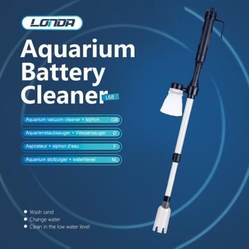 LONDA fish tank water changer electric sand washing pump suction 3 in 1 aquarium cleaner fish tank filter wholesale