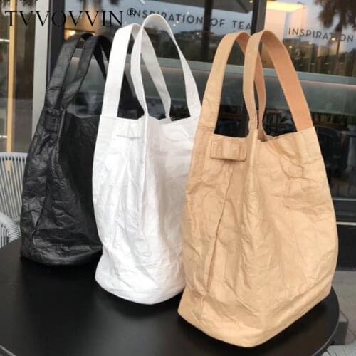 Women Handbag Shoulder Bag Messenger Bag Vintage Kraft Paper Ladies Large Capacity Crossbody Fashion Luxury Handbags W004