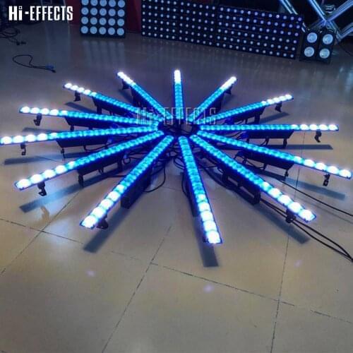 14x3W Wash Wall Light DMX Control Wall Washer Stage Lighting RGB 3in1 Bar Wash Stage Light Party Wedding Events Lighting