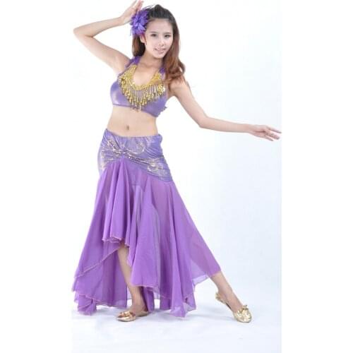 2 PCS Professional Belly Dance Costume Oriental Belly Dancing Clothes Ladies Belly Dance Costumes Suit Women Dancewear 89