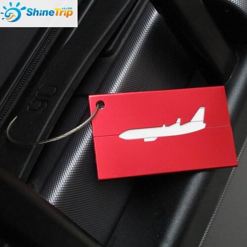 4Pcs Aluminium Alloy Travel Luggage Tags Baggage Name Tags Suitcase Address Label Holder Metal Luggage Tag Travel Accessories