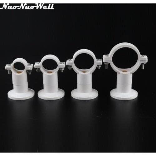 4pcs 20mm 25mm 32mm 40mm PVC Pipe Support Bracket Water Pipe Clip Garden Irrigation Connector Fittings Hard Tube Clamp
