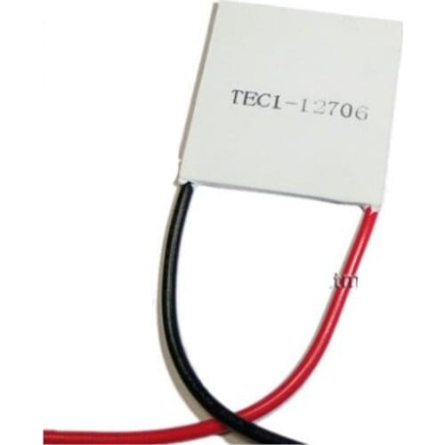 40x40x3.75mm 6A 15V 50-60W TEC1-12706 Thermoelectric Cooler Peltier Heatsink