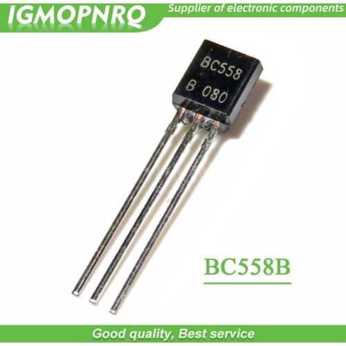 50pcs BC558B BC558 TO-92 Bipolar Transistors - BJT TO-92 PNP GP AMP new original