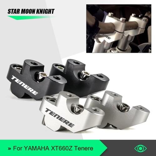 Motorcycle Accessories Handlebar Risers Clamp Mounting Mount Riser CNC Billet Aluminum For YAMAHA XT660Z Tenere XT 660 Z