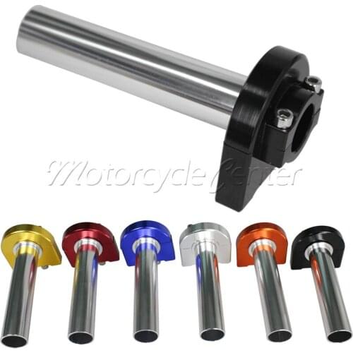 22mm 7/8 Inch CNC Aluminum Universal Handlebars Accelerator Throttle Twist Grips For Motorcycle Moped Scooter Dirt Bikes