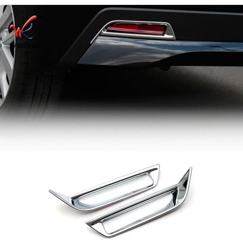 Car Chromium Accessories Styling For Nissan Dayz Rear Fog Lamp Light Bumper Decoration Cover ABS