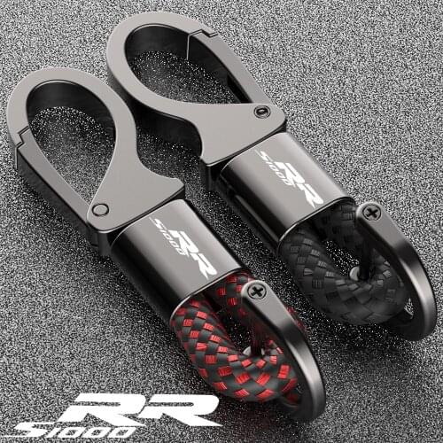 GEJOYS 2021 BMW S1000RR keychain is suitable for BMW S1000R S1000XR Anti-lost keychain couple key fashion zinc alloy keychain
