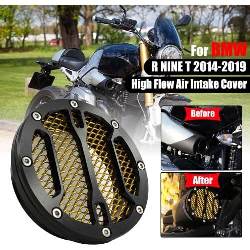 Air Intake Cover For BMW R9T R Nine T /5 Scramble Pure Racer Urban G/S 14-19 Motorcycle High Flow Air Intake Filter Funnel Guard