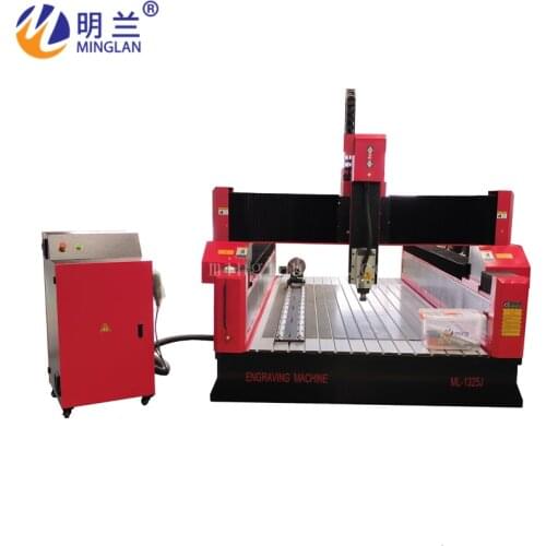 Bedroom Furniture ATC Wood Carving Machine/ 1325 CNC Router 4 Axis Wood Milling Machine/3D Metal Aluminum CNC Cavring Engraving