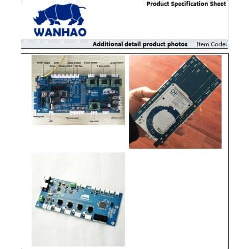 D5S, D5S Mini Motherboard, Mainboard for WANHAO 3D FDM printer