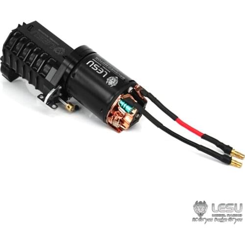 LESU Metal Transmission Gearbox 3Speed with Motor Transfer Case 1/14 TAMIYA RC Tractor Truck Dumper DIY Model Car