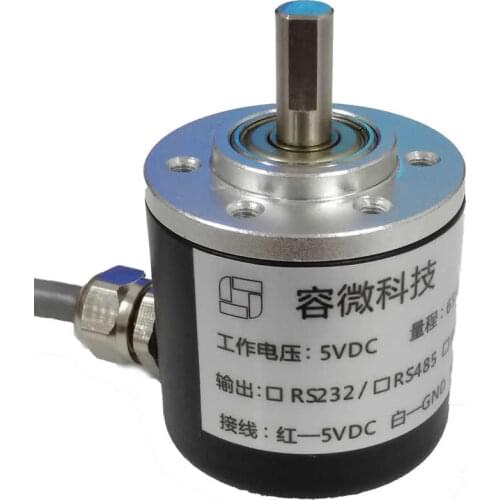 Multi-turn absolute encoder, 10-bit RS485 232 active transmission protocol, gate opening meter wheel, accuracy: 8~14 bits/lap