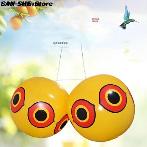 Anti-Bird Repellent Inflatable Scare Eye Balloons Hunting Pest Controller Fast Reliable Visual Deterrent Farm Orchard Protector