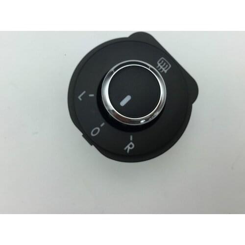 For VW Polo Wing Mirror Adjustment Switch Exterior Rear Side RearView Mirror Adjust Knob Heating Function 6RD 959 565 B