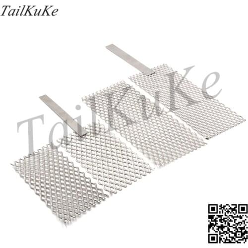 Platinum titanium mesh electroplating titanium mesh electrode gold and silver jewelry electroplating positive plate metal proces