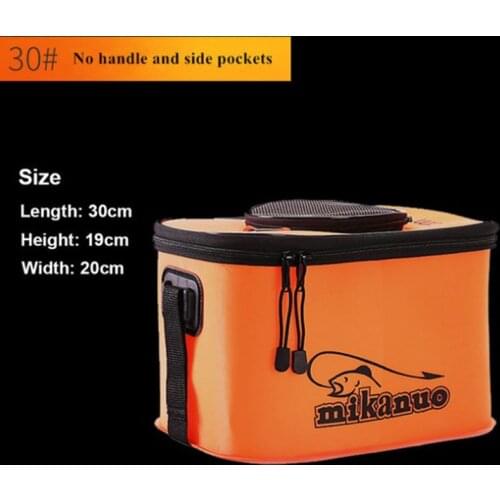 Portable EVA Fishing Bag Collapsible Fishing Bucket Live Fish Box Container Tackle Storage Bag