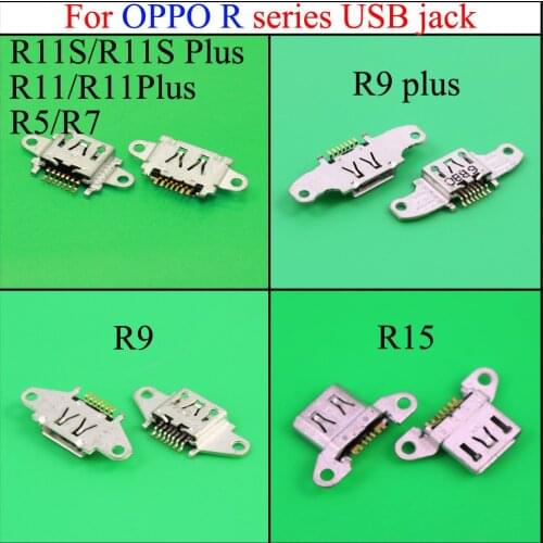 YuXi Hot sale Charging Connector micro usb jack for OPPO R11S R11S PLUS R9 R15 R9PLUS R5 R7 R11 R11PLUS