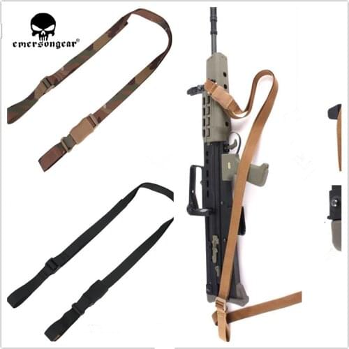 Emerson L85 GUN Sling UK Multi Terrain Pattern 5.56mm Sling Airsoft Paintball Gun Sling Adjustable Gun Strap