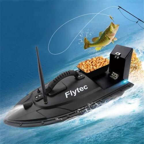 Flytec 2011-5 Fishing Tool Smart RC Bait Boat Digital Automatic Frequency Modulation Radio Remote Control Device Fishing 500M