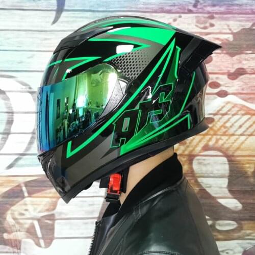 Helmet mens and womens full helmets personality cool summer helmets motorcycle Bluetooth horns helmet head grey