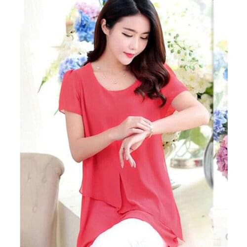 Sujisi Short Sleeve Shirts For Women