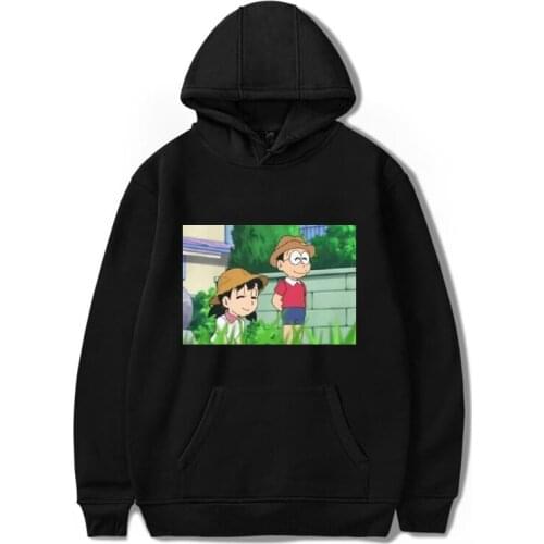 Doraemon Hoodie Cool Women winter New Cartoon leisure Women Loose Cartoon Printed Tops Swearshirt Long-sleeve Fashion hoodies